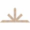 Ekena Millwork Saratoga Smooth Timber Gable Bracket, Douglas Fir, 72"W x 36"H x 1 1/2"D x 5 1/2"F, 12/12 Pitch GBW072X36X0206SAR00SDF - alternate 1